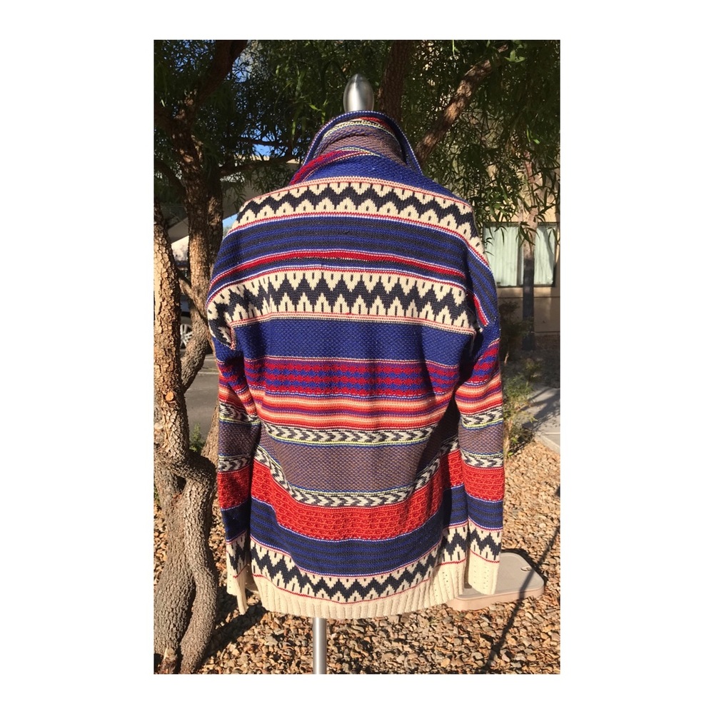b Sharp Southwestern Tribal Sweater - Picture 4 of 6